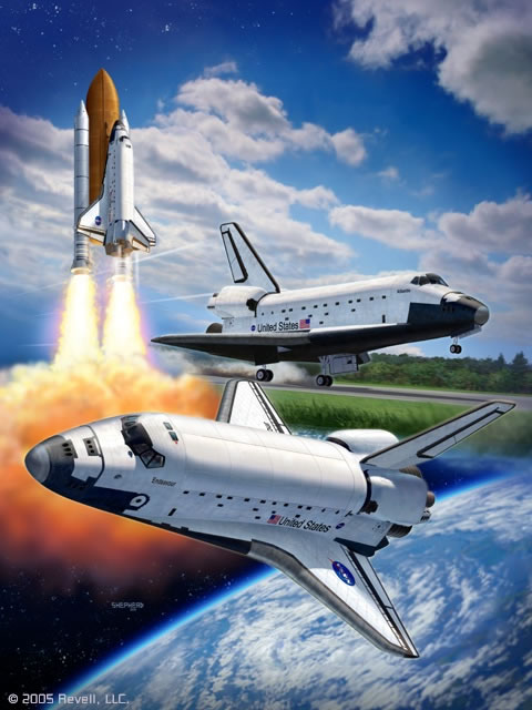 "The Space Shuttle" Stu Shepherd S/N Limited Edition Print